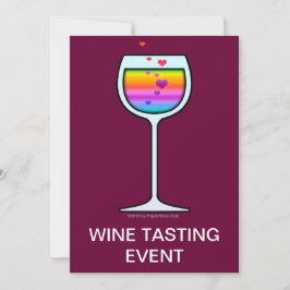WIJNGEBEURTENIS - PARTIJINVITATIES KAART