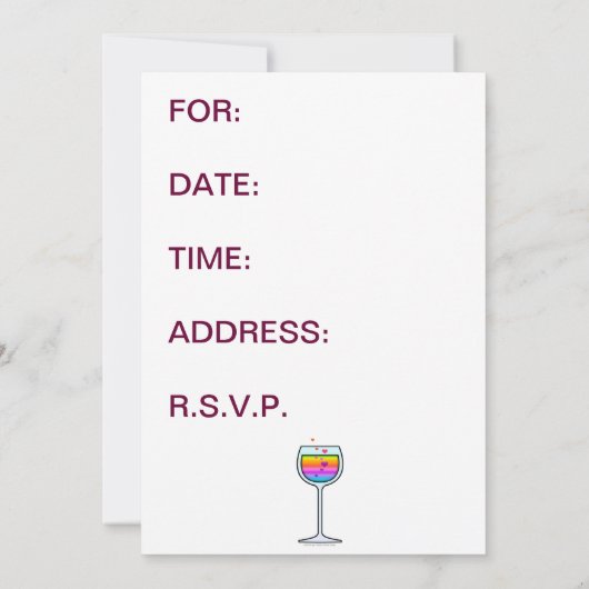 WIJNGEBEURTENIS - PARTIJINVITATIES KAART (Achterkant)