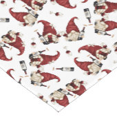 Wijngebrande gnomen korte tafelloper (Hoek)