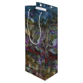 Wijngeschenkzak van kolibries tijdens de vlucht wijn cadeautas