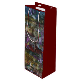 Wijngeschenkzak van kolibries tijdens de vlucht wijn cadeautas