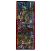 Wijngeschenkzak van kolibries tijdens de vlucht wijn cadeautas (Voorkant)