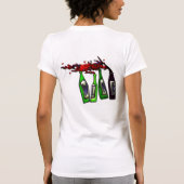 Wijngips uit flessen t-shirt (Achterkant)