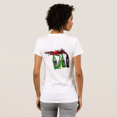Wijngips uit flessen t-shirt (Achterkant volledig)