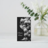 Wijnglas | Aanrecht ruimte | Druiven aan de wijnst Visitekaartje (Staand voorkant)