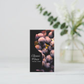 Wijnglas | Aanrecht ruimte | Druiven aan de wijnst Visitekaartje (Staand voorkant)