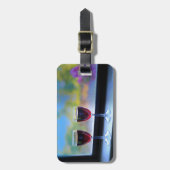 Wijnglas Bagagelabel (Voorkant verticaal)