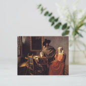 Wijnglas Briefkaart (Staand voorkant)