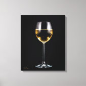 Wijnglas Canvas Afdruk (Voorkant)