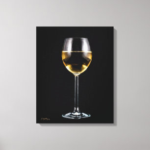 Wijnglas Canvas Afdruk