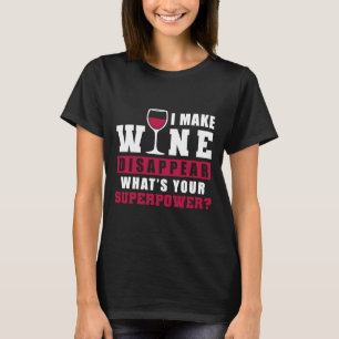 Wijnglas Drink Drink wijn T-shirt