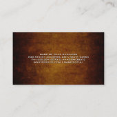 Wijnglas en -fles | achtergrond visitekaartje (Achterkant)