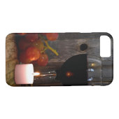 wijnglas en kaarsen met druiven Case-Mate iPhone case (Achterkant (Horizontaal))