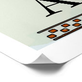 Wijnglas en rode flessen voeg tekst toe poster (Hoek)