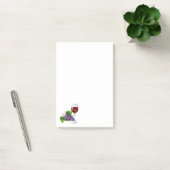 Wijnglas en wijndruiven post-it® notes (Kantoor)