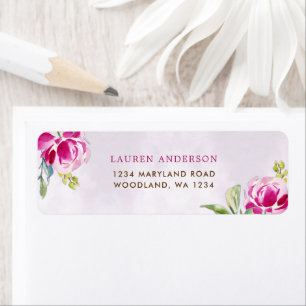 Wijnglas Floral Vrijgezellenfeest Etiket