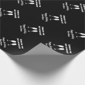 Wijnglas juicht elegante 40e verjaardag wensen cadeaupapier (Hoek)