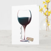 Wijnglas Kunst op maat van Logo Kaart (Gele Bloem)