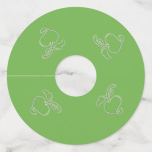 Wijnglas - Label met hartritme