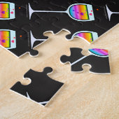 WIJNGLAS LEGPUZZEL (Zijkant)