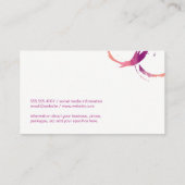 Wijnglas Logo | Vleksporen Visitekaartje (Achterkant)