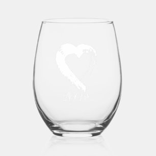 Wijnglas Maan Hart Zonder Voet