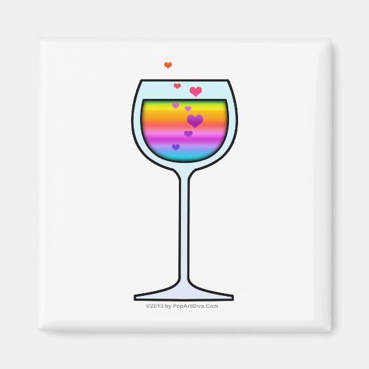 WIJNGLAS MAGNETEN (Voorkant)