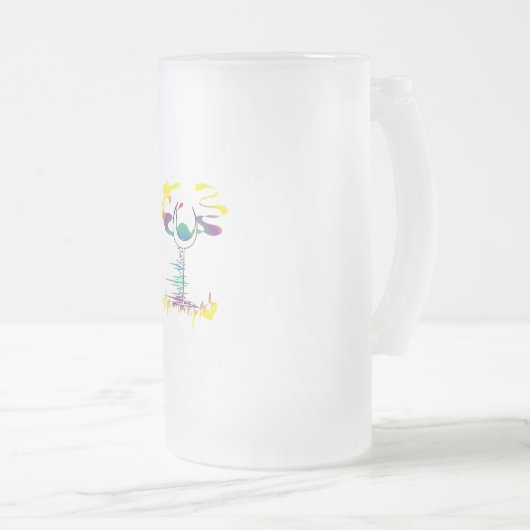 Wijnglas Matglas Bierpul (Voorkant rechts)