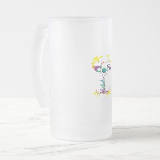 Wijnglas Matglas Bierpul (Voorkant links)