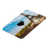 Wijnglas met brieskaas op Eiffeltoren Magneet (Linkerzijde)