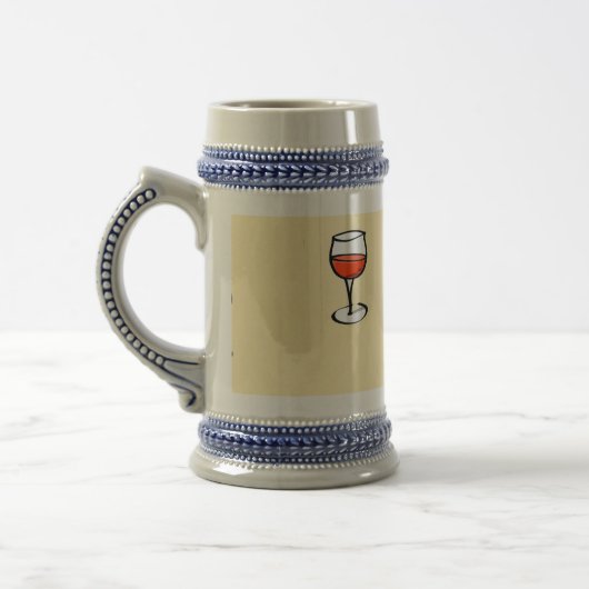 Wijnglas op sinaasappel bierpul (Links)