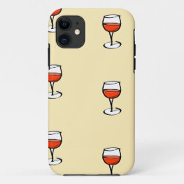 Wijnglas op sinaasappel Case-Mate iPhone case