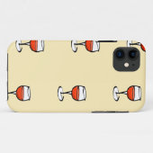 Wijnglas op sinaasappel Case-Mate iPhone case (Achterkant (horizontaal))