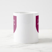 Wijnglas "Overschakelen naar wijn" Grote Koffiekop (Voorkant)