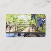 wijnglas proeven | wijnvaten visitekaartje (Achterkant)