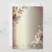 Wijnglas Rozen Champagne Pensioen Kaart (Achterkant)