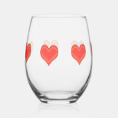Wijnglas - Seven Hearts Wijnglas Zonder Voet (Voorkant)