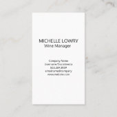 Wijnglas Splash Logo | Gouden Bokeh achtergrond Visitekaartje (Achterkant)