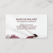 Wijnglas Splash | Winnerij Visitekaartje (Achterkant)