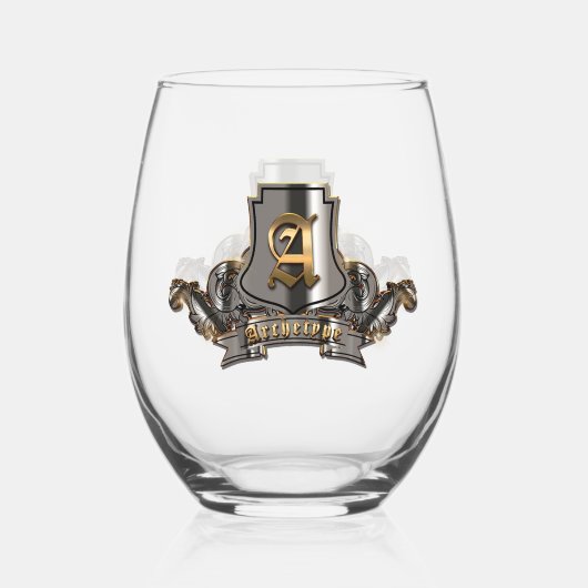 Wijnglas, Stemless (16 oz.) Wijnglas Zonder Voet (Voorkant)