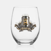 Wijnglas, Stemless (16 oz.) Wijnglas Zonder Voet (Achterkant)