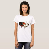 Wijnglas T-shirt (Voorkant volledig)