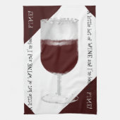 Wijnglas Theedoek (Verticaal)