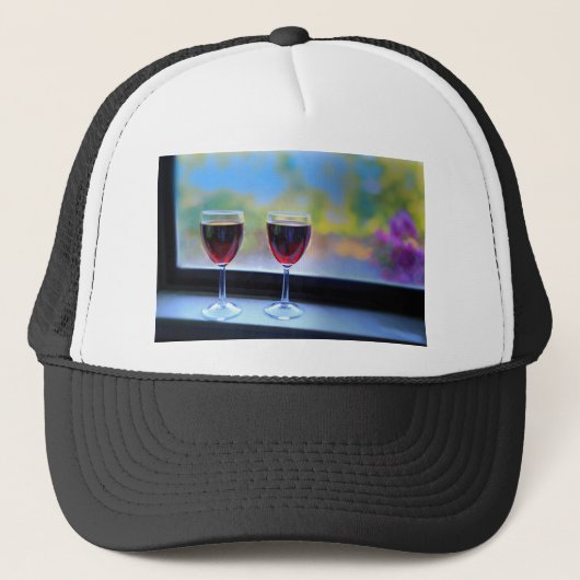 Wijnglas Trucker Pet (Voorkant)