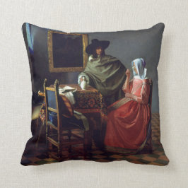 Wijnglas van Johannes Vermeer Kussen