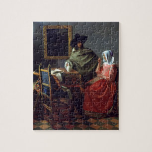 Wijnglas van Johannes Vermeer Legpuzzel