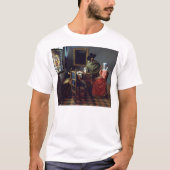 Wijnglas van Johannes Vermeer T-shirt (Voorkant)