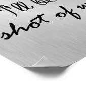 Wijnglas van whisky poster (Hoek)