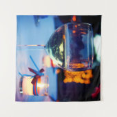 Wijnglas Wandkleed (Voorkant (horizontaal))