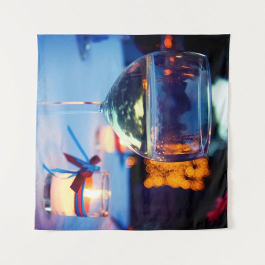 Wijnglas Wandkleed (Voorkant (horizontaal))